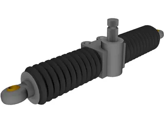 Steering Rack 3D Model