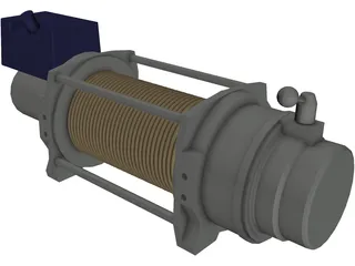 Warn PN66032 Winch 3D Model