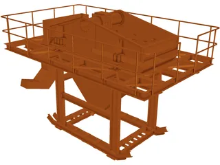 De-Watering Sandscreen 3D Model