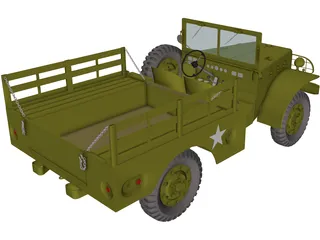 Dodge WC51 3D Model