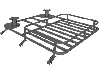 Trilla Team BDM2r Off-Road Roof Rack 3D Model