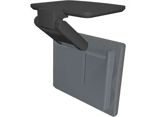 HP LCD Monitor 3D Model