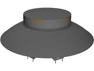 UFO (The Invaders) 3D Model