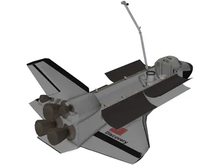 Space Shuttle Discovery 3D Model
