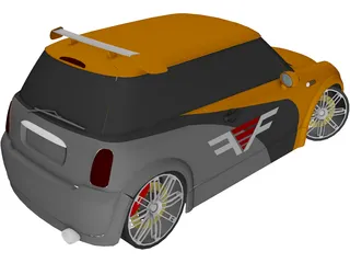 Mini Cooper [Tuned] 3D Model