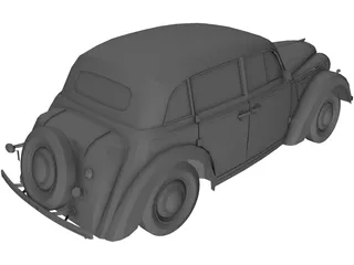 AZLK/Moskvitsch 400 3D Model