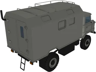 GAZ-66 3D Model