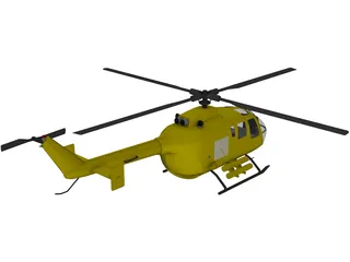 MBB BO 105 3D Model