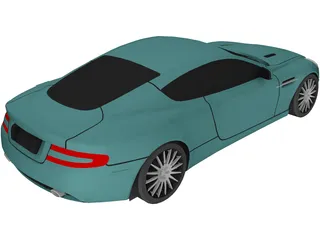 Aston Martin DB9 3D Model