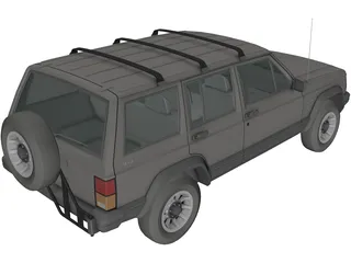 Jeep Cherokee XJ 3D Model