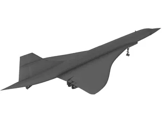 Concorde 3D Model