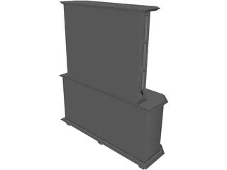 Wood Hutch 3D Model