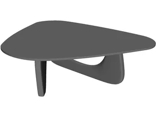 Glass Coffee Table 3D Model