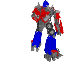 Transformers Movie Optimus Prime 3D Model