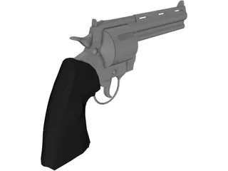 Colt Python 3D Model