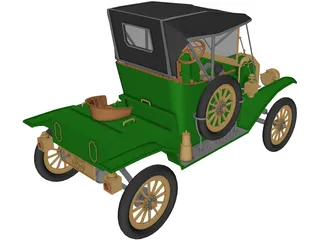 Ford T12 3D Model