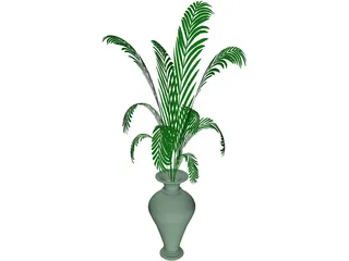 Plant In Vase 3D Model