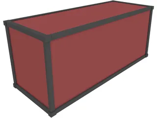 Container 20ft 3D Model