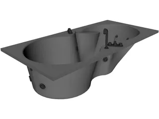 Bathtub Apollonia 3D Model