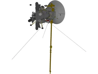 Cassini Probe 3D Model
