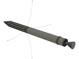 Explorer 1 Probe 3D Model