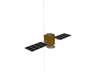 Mars Express Probe 3D Model