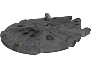 Star Wars Millenium Falcon 3D Model