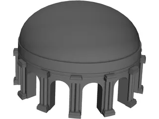 Ancient Dome 3D Model