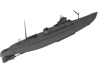 I-400 3D Model