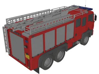 MAN TGL Fire Engine 3D Model