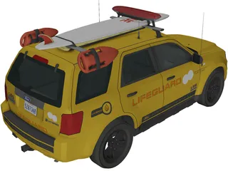 Ford Lifeguard Explorer 3D Model