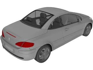 Peugeot 307 CC 3D Model