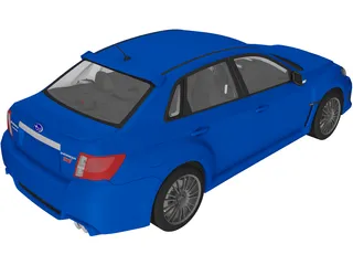 Subaru Impreza WRX STi 3D Model