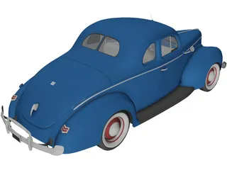 Ford Deluxe (1940) 3D Model