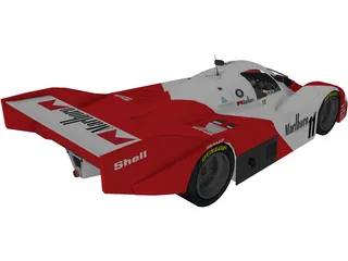 Porsche 956 (1983) 3D Model