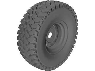 Maxxis Offroad Tire 3D Model