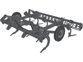 Cultivator Subsoiler 3D Model