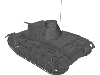 Panzer III 3D Model