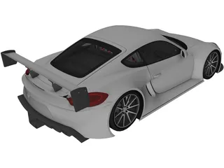 Porsche Cayman Concept SuperSport 3D Model