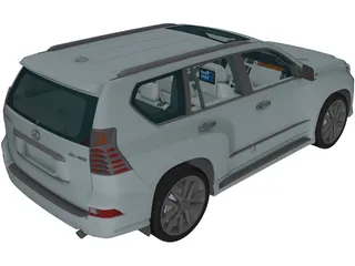 Lexus GX460 (2014) 3D Model