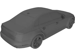 Audi A4 (2017) 3D Model