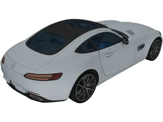 Mercedes-Benz GT AMG (2016) 3D Model