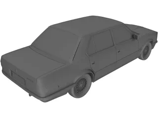 BMW 5-series E28 (1985) 3D Model