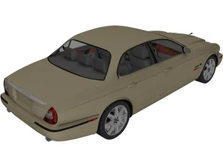 Jaguar XJR (2004) 3D Model