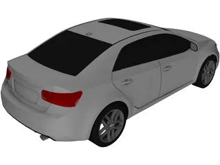 Kia Cerato (2010) 3D Model