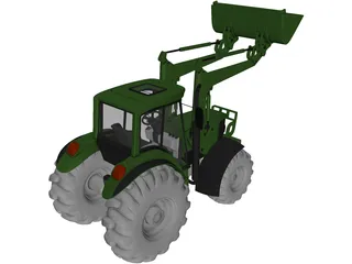 Front Loader 3D Model