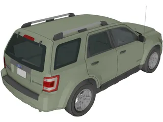 Ford Escape Hybrid 3D Model