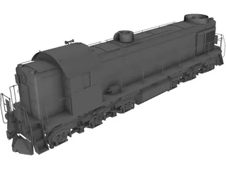 Diesel Locomotive TEM2 3D Model