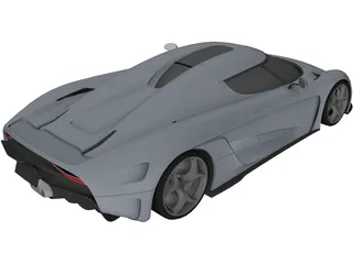 Koenigsegg Regera (2015) 3D Model