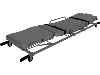 Pensi 2000 SE Ambulance Strecher 3D Model